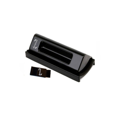 Dynavox Samt Reinigungspuk schwarz Schallplatten Reinigung / Velvet Record Brush