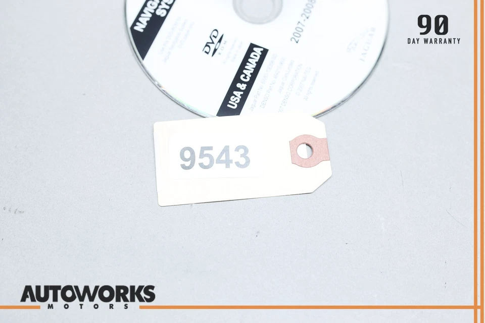 07-08 Jaguar XK XKR X150 Navigation System DVD Disc USA Canada 6W8310E898BD OEM - Image 4 of 4