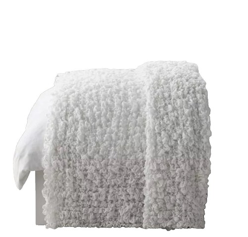 IKEA ブランケット×15 OFELIA オフェーリア ブランケット, ホワイト, 130x170 cm - IKEA