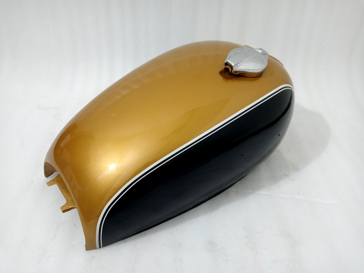 Honda CB550 CB550K 1974-75 Golden & Black Painted Alloy Petrol