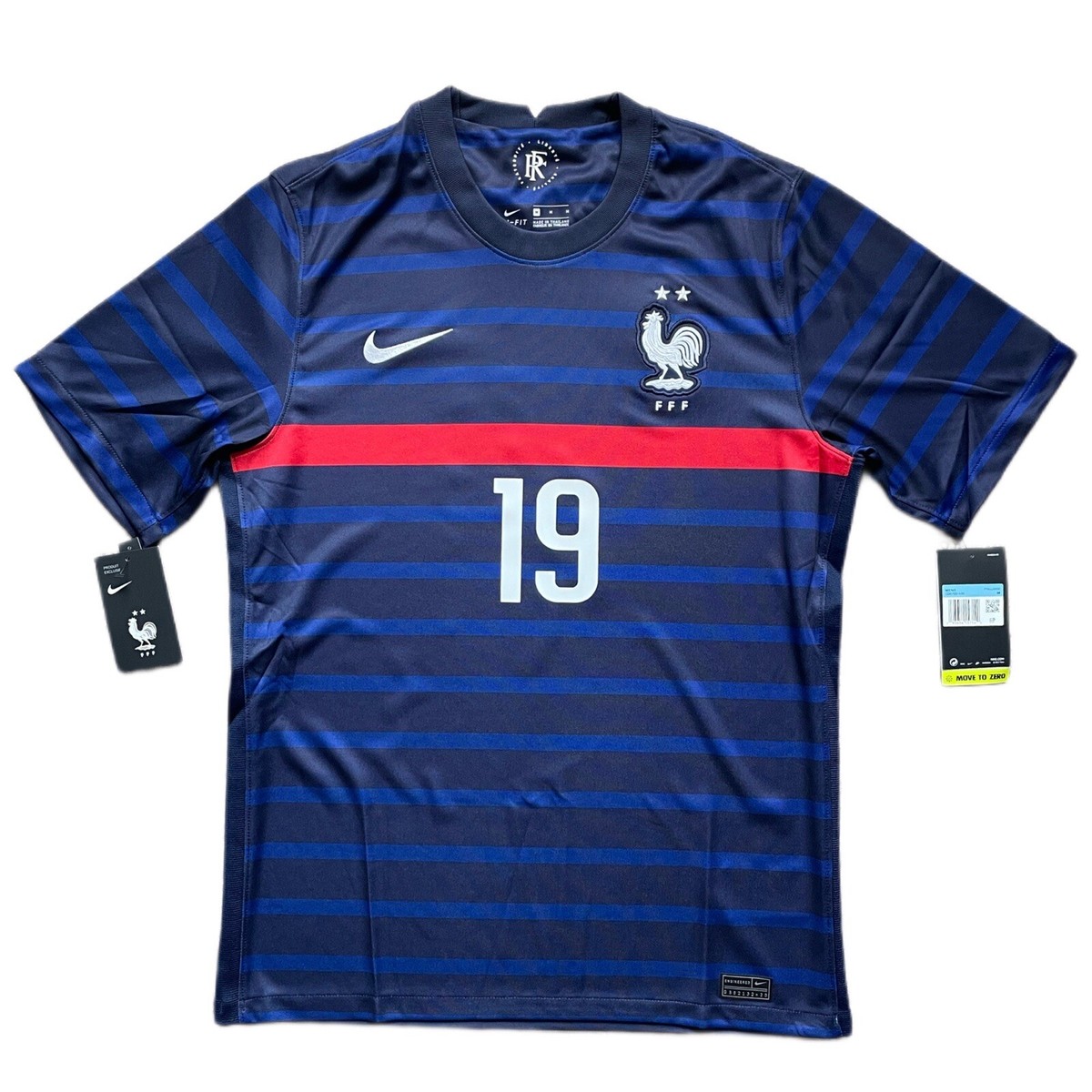 エムバペ フランス代表 ユニフォームEURO 2020 2020/21 France Home Jersey #19 Benzema Medium EURO Nike Football