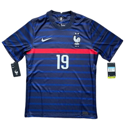2020/21 France Home Jersey #19 Benzema Medium EURO Nike Football