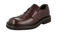 PRADA Leather Penny Loafer Dress Shoes - 2DG110 - Brown - NEW -  US 9 EU 42