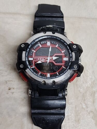 Orologio da uomo Timex Dual Time Analogico-Digitale, - TW5M22700 HA BISOGNO DI FASCIA E BATTERIA  - Foto 1 di 5