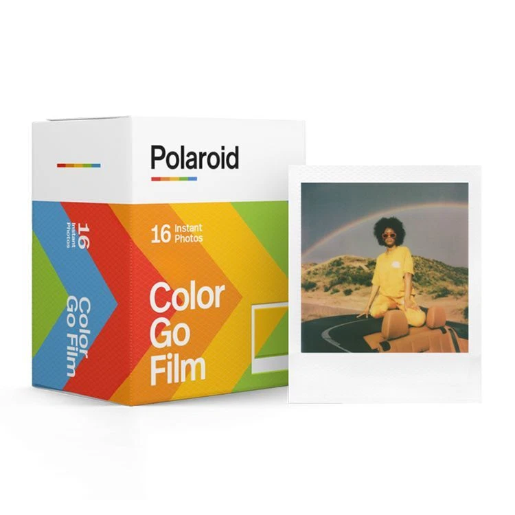 Paquete doble de película instantánea en color Polaroid Go (16 tomas)