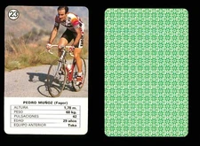 1 x info card Cyclist PEDRO MUÑOZ (Fagor) - S66