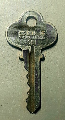 Vintage National Lock Cole Co Key # SE1 | eBay