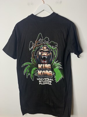 Vintage 90s King Kong Universal Studios Florida T-Shirt M Hanes Beefy-T USA Rare