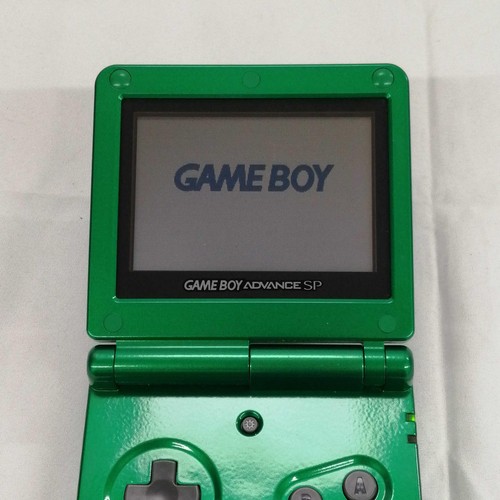 Nintendo Game Boy Advance SP Rayquaza Edition Green AGS-001 Pokemon Center Japan - Afbeelding 10 van 12