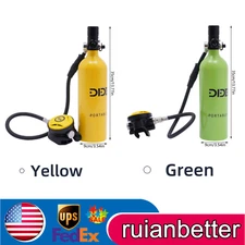 Mini Scuba Tank Underwater Dive Portable Lungs Deepest 32.8ft Scuba Oxygen