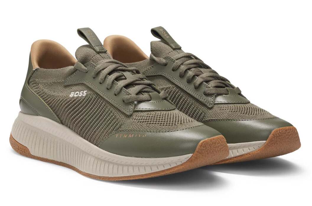 HUGO BOSS TTNM EVO_Slon_Kntlt $250 Mens Sneakers Size 9