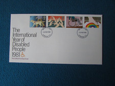 GB First Day Cover THE INTERNATIONAL YEAR OF DISABLED PEOPLE 1981 London 25/3/81
