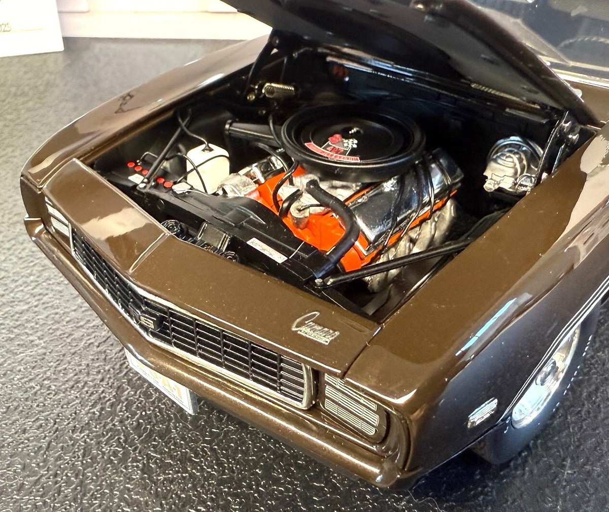 1/18 scale, YCID, 1969 COPO CAMARO in BURNISHED BROWN, 1 of