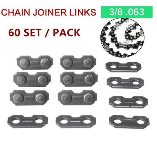 60X 3/8 0.063 Chainsaw Chain Joiner Link For Joining Chainsaw Parts Accessories eBay