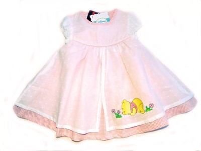 Disney Winnie Pooh Festkleid zweilagig Sommerkleid Kleid Gr. 62 neu