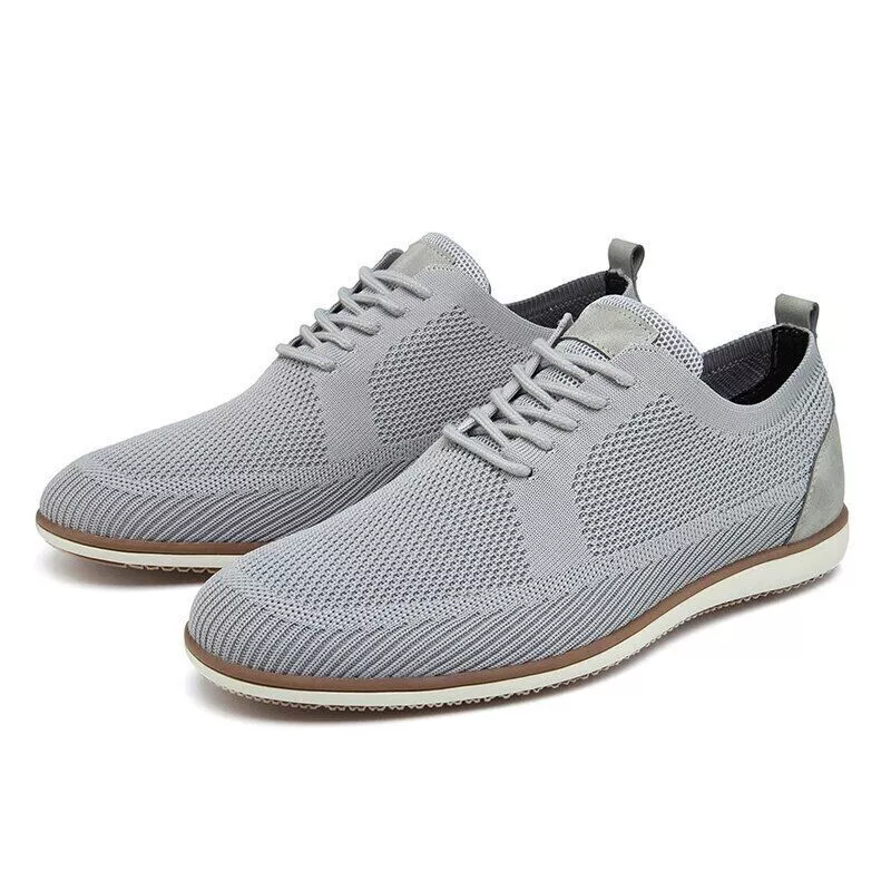 Summer Casual Men s Shoes Light Breathable Lace Up Flats Driving Shoes Footwear