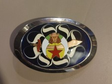 Beautiful Shriner belt buckle
