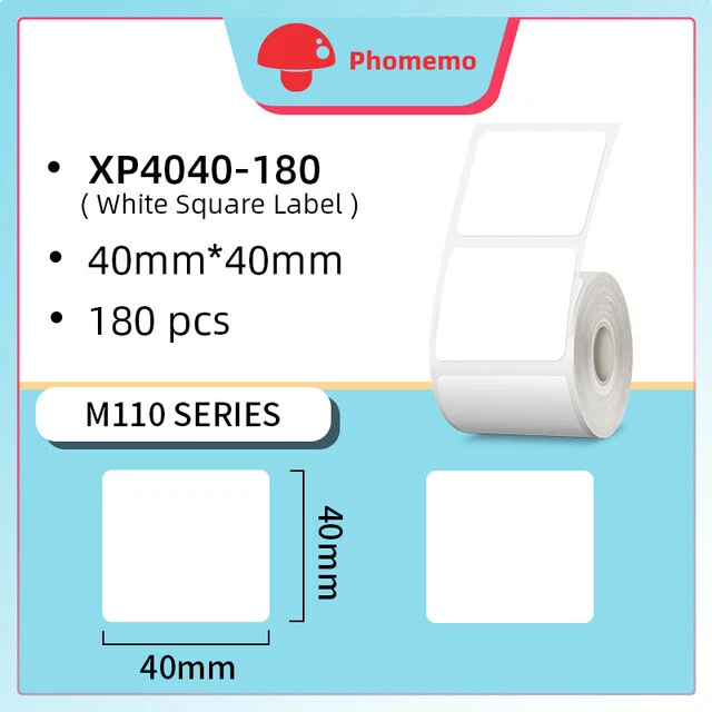Bluetooth Label Maker M108 for Small Business Shipping Address Stickers