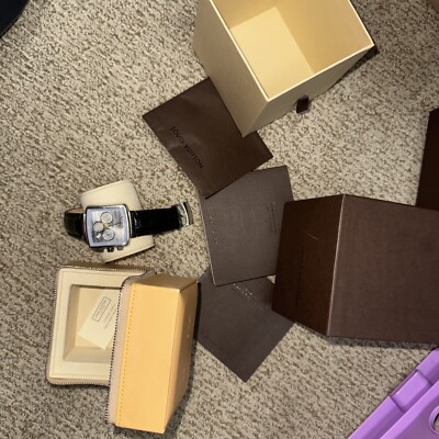 Louis Vuitton Q2121 Speedy Chronograph Blue Dial 40mm Circa 2010