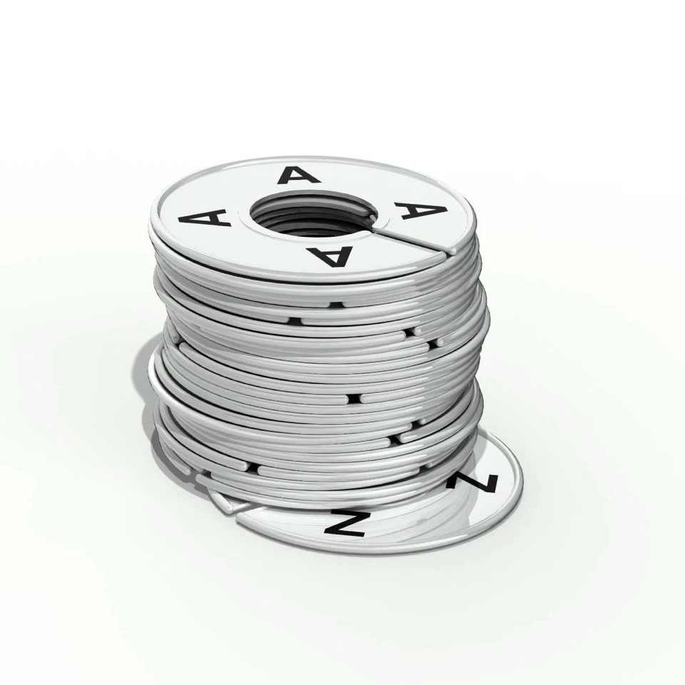 DISCOUNTSIZING CLOTHING ROUND RACK SIZE DIVIDERS ALPHABET (A-Z) 1PC EA