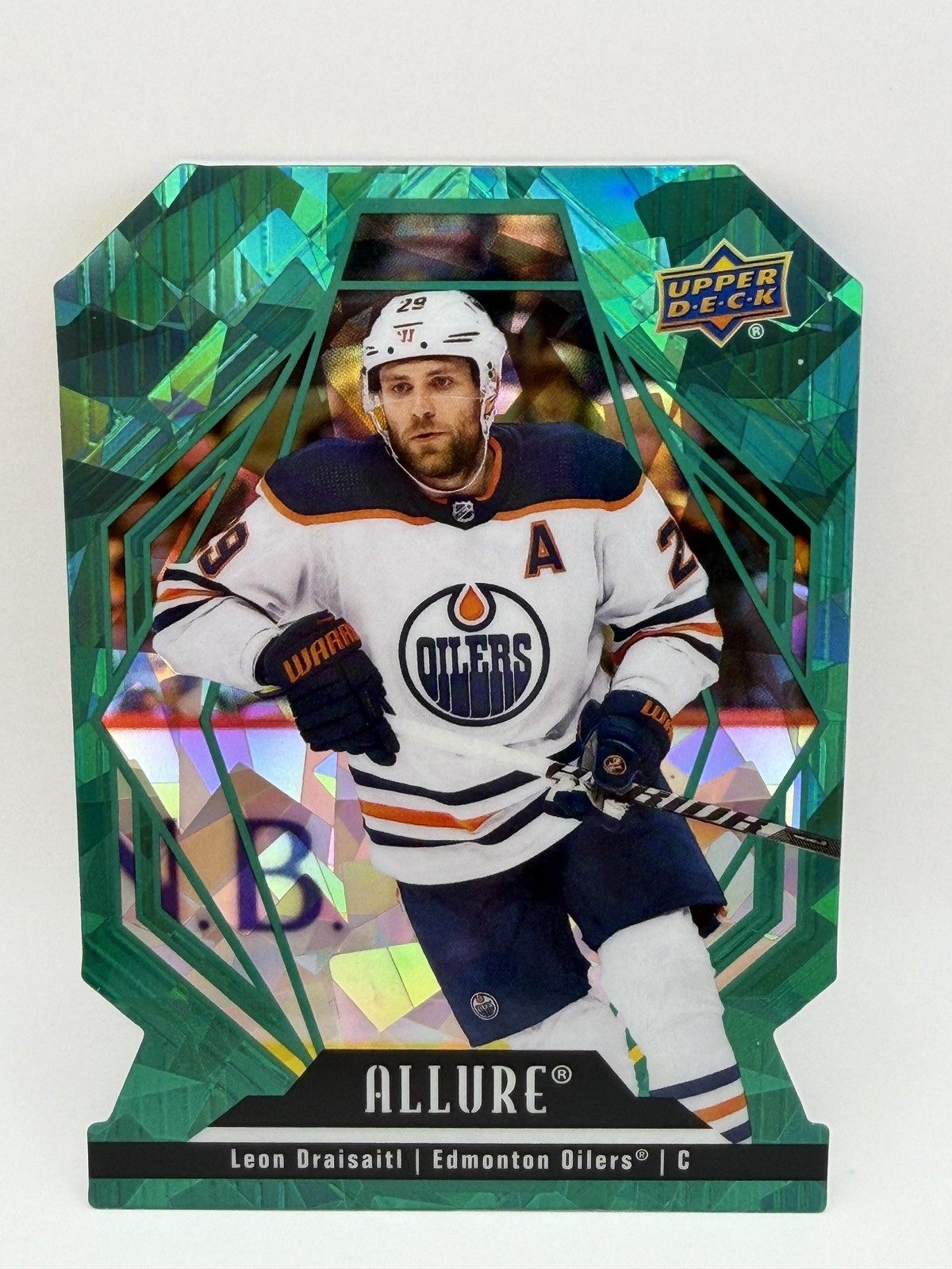 2022-23 Upper Deck Allure #81 Leon Draisaitl Green Rainbow #/99