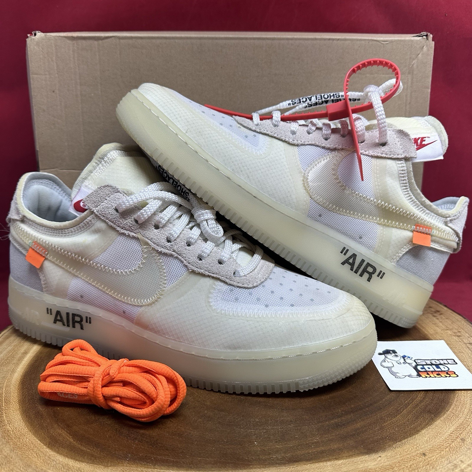 OFF WHITE X NIKE Nike Off White x Air Force 1 Low The Ten A04606 100 taglia 9 5 AF1 G Nike Jordan