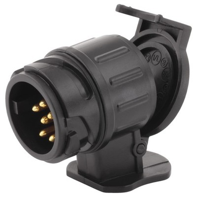Adluminis KFZ-Miniadapter 13pol Stecker / 7pol Steckdose