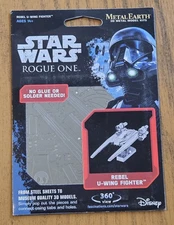 Rebel U-Wing Fighter Metal Earth Disney Model Fascinations Star Wars New