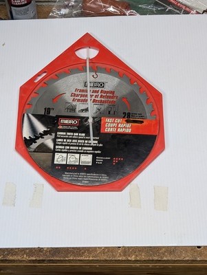 Mibro 10'' Framing  And Ripping 28 Carbide Teeth Blade With 5/8 Arbor Hole
