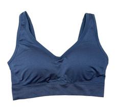 Jockey Seamfree Back Smoothing Wirefree Bra 3XL Blue A596550 Foam Cups