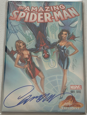 #ad Amazing Spider Man #1 J Scott Campbell Webstore Exclusive Variant Signed w COA $49.99