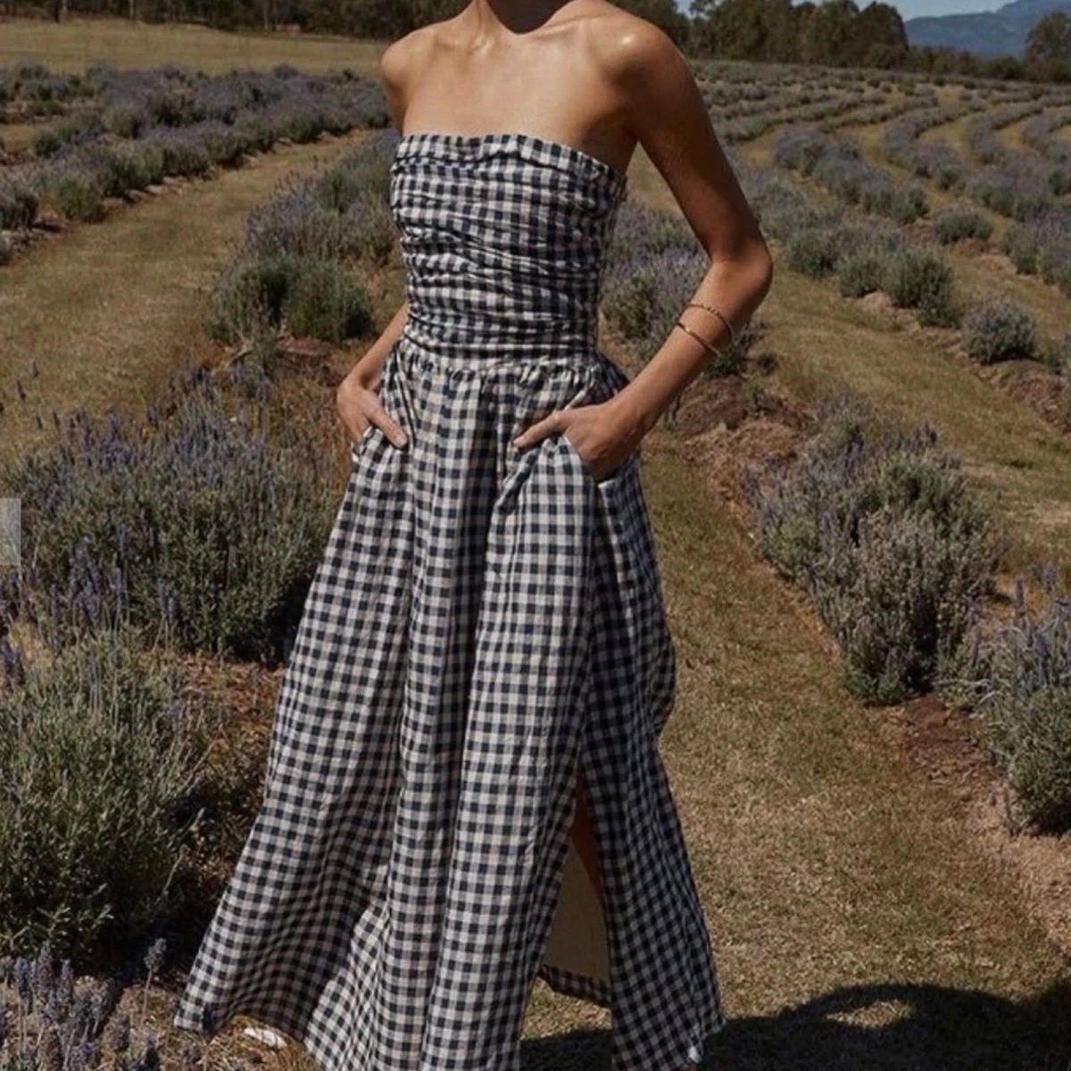 Checked A-Line Dresses for Women for sale | eBay