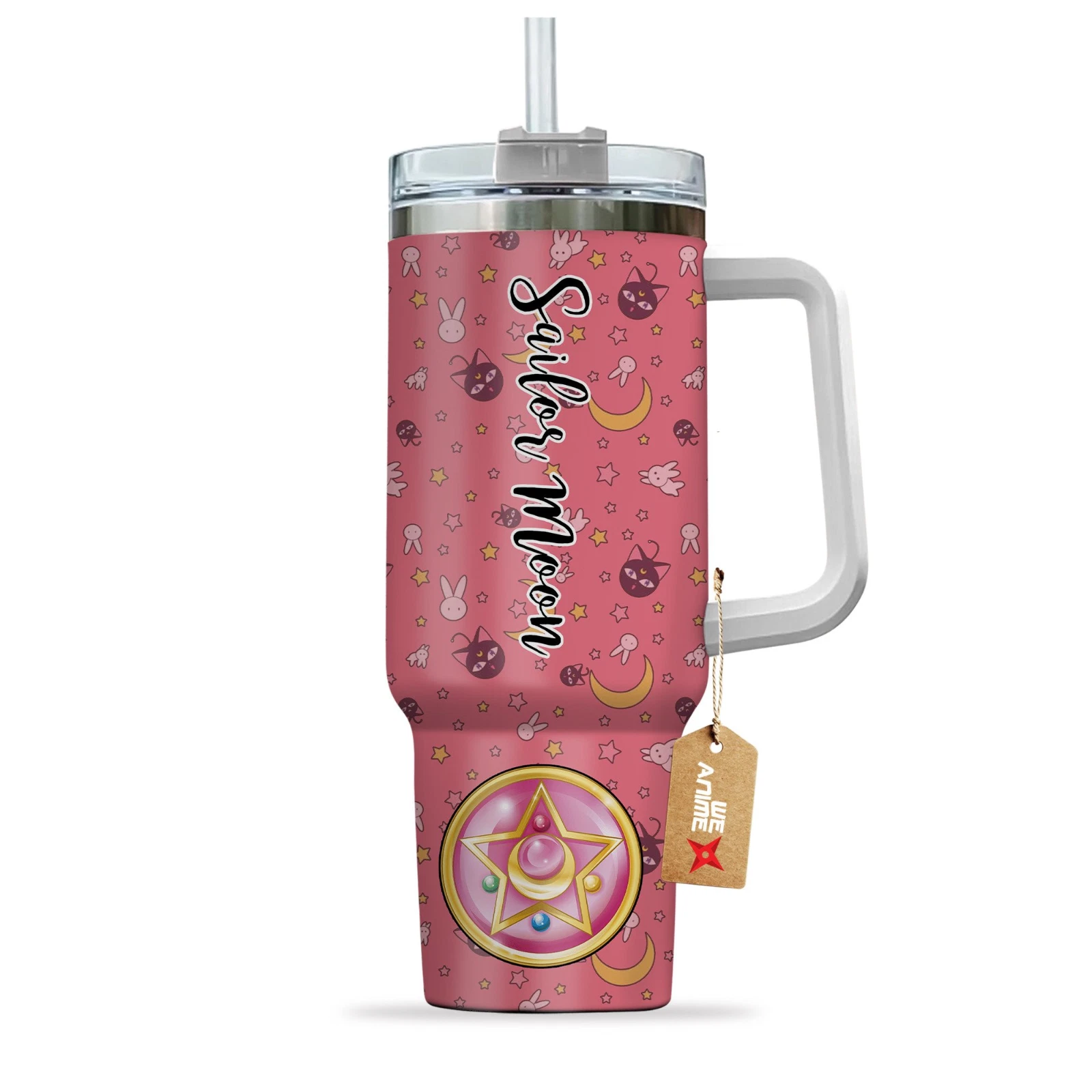 Magical Girl Anime Tumbler With Handle