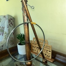 Retro Circle Metal Hanger Yellow Scarfs/belts/purse/bracelets, Etc.