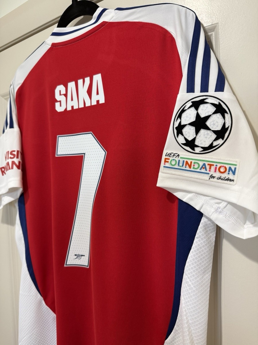 アーセナル SAKA 7 ホワイトシャツ アーセナル SAKA 7番 ホワイトジャージ 25/26