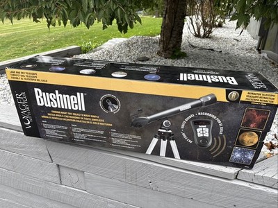 NEW Bushnell Voyager Sky Tour 800x70 Telescope with illuminated smart mount Box