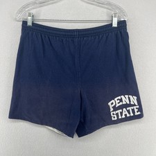 PENN STATE Shorts Mens S NITTANY LIONS PSU Russell Athletic Reversible Blue VTG