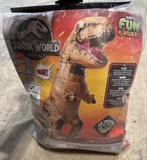 Jurassic World Inflatable T-Rex Costume Rubie's Adult Tested Works Halloween