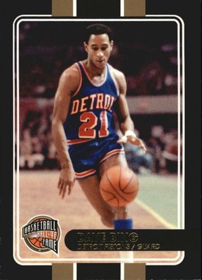 2009-10 Hall of Fame Black Border #8 Dave Bing /199 - BSK