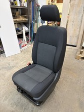 VW T6 T6.1  Transporter  Passenger Captain Seat Double Grid cloth upholstery VGC