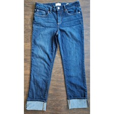 Jessica Simpson Jeans Midrise Straight Cuff Dark Wash Women's Size 4/27