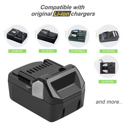 Für Hitachi 18V BSL1815X BSL1830 BSL1850 BSL1860 330068 339782 6AH Li-Ion Akku