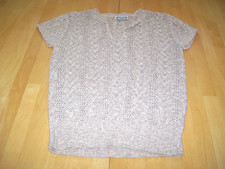 True Vintage 1980's Kenneth Too Boho Crochet Knit Sweater Top Shirt Small VTG