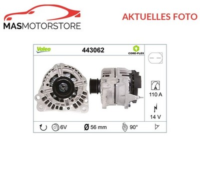 LICHTMASCHINE GENERATOR VALEO 443062 A NEU OE QUALITÄT