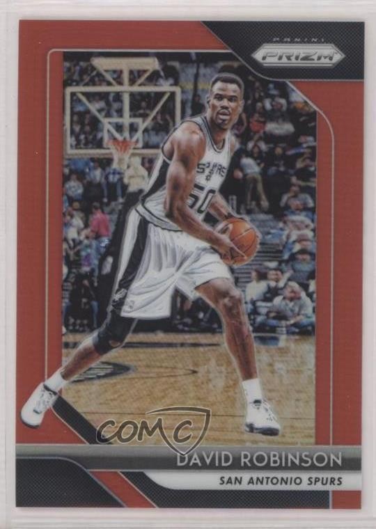 2018-19 Panini Prizm Red Prizm 285/299 David Robinson #195 HOF rf2