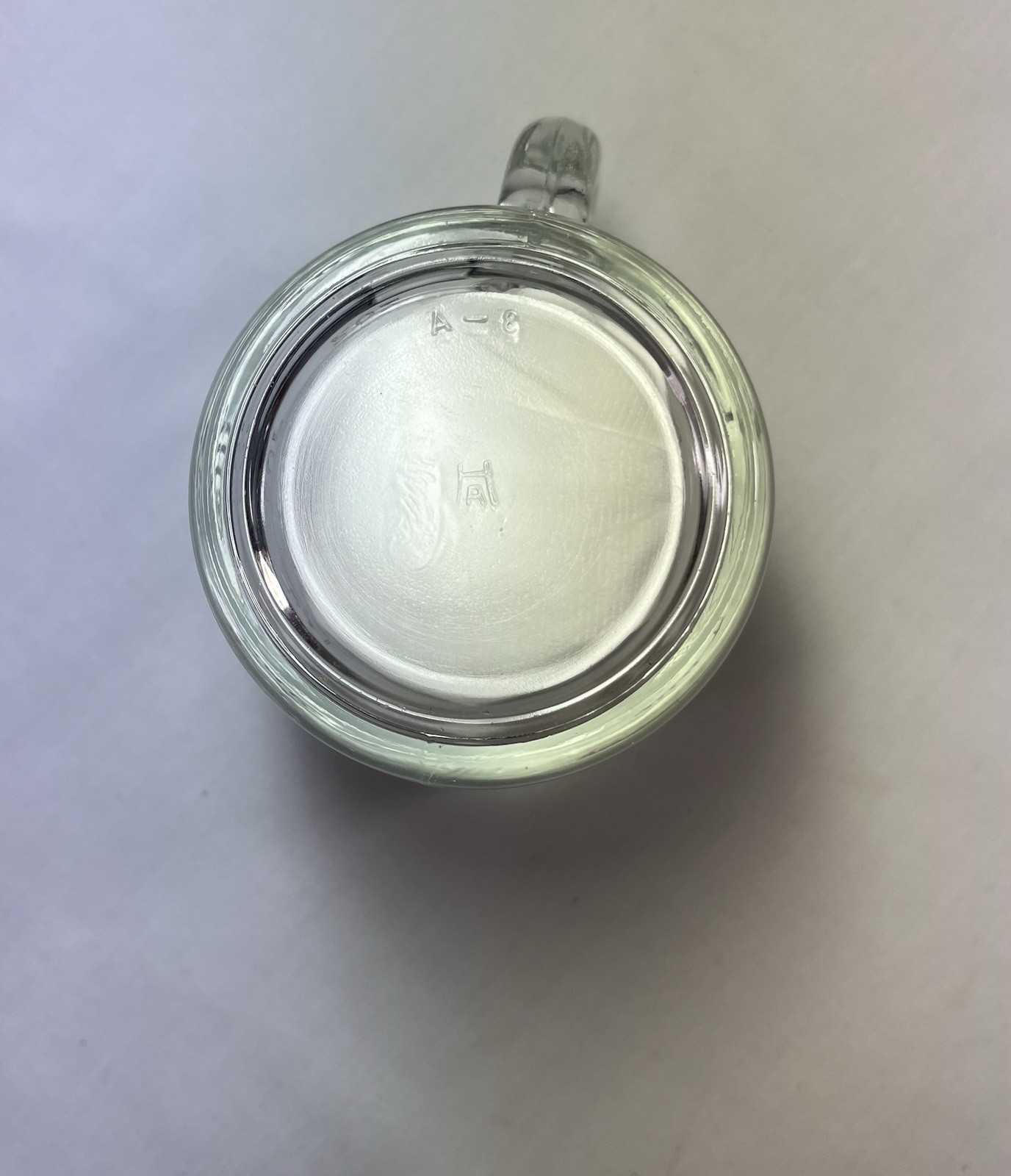 VTG Anchor Hocking Glass Food & Nut Chopper and Measuring Cup Androck Stainless