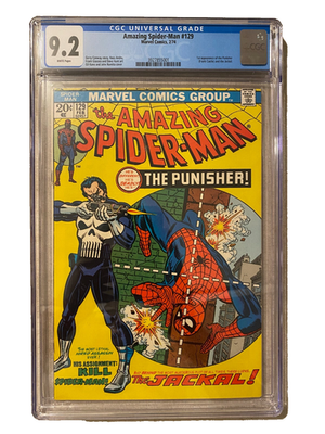 AMAZING SPIDER-MAN #129 CGC 9.2 1ST APPEARANCE OF THE PUNISHER THE