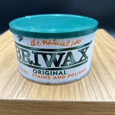 Briwax Original Wood Wax Polish 16 Oz Can  Clear- Partially Used -About 85 Full