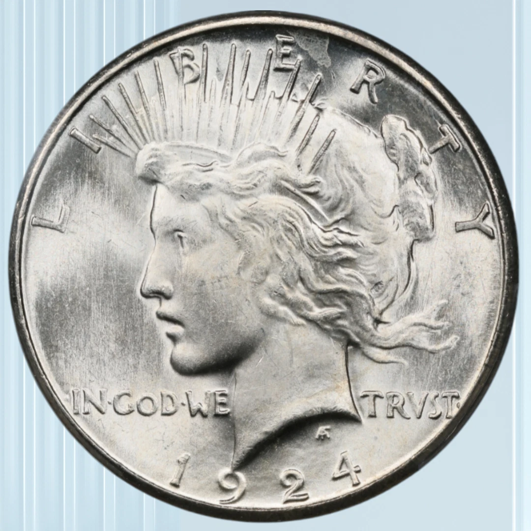 Silver 1924 Year Peace Dollars (1921-1935) for sale | eBay