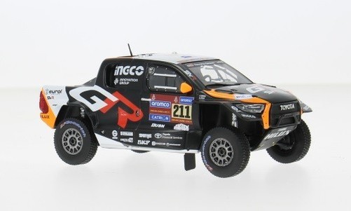 Ixo IXORAM985.22 - 1/43 - Toyota GR DKR Hilux Evo T1+, Rally Dakar, 2025, #211